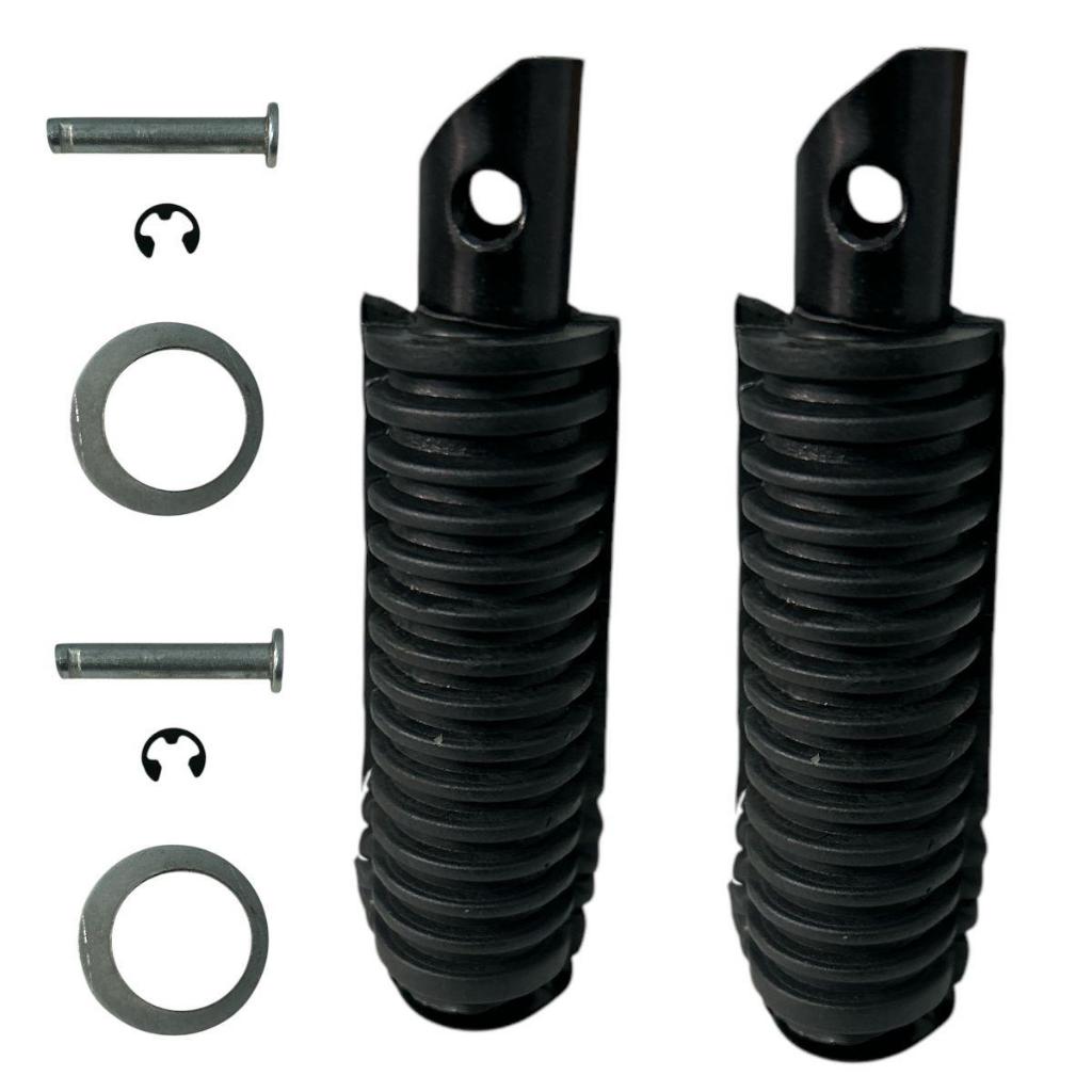 Kit 2 Pedaleira Traseira Honda Biz 100/125 Cg Fan 125 Pop 100 Titan 125/150