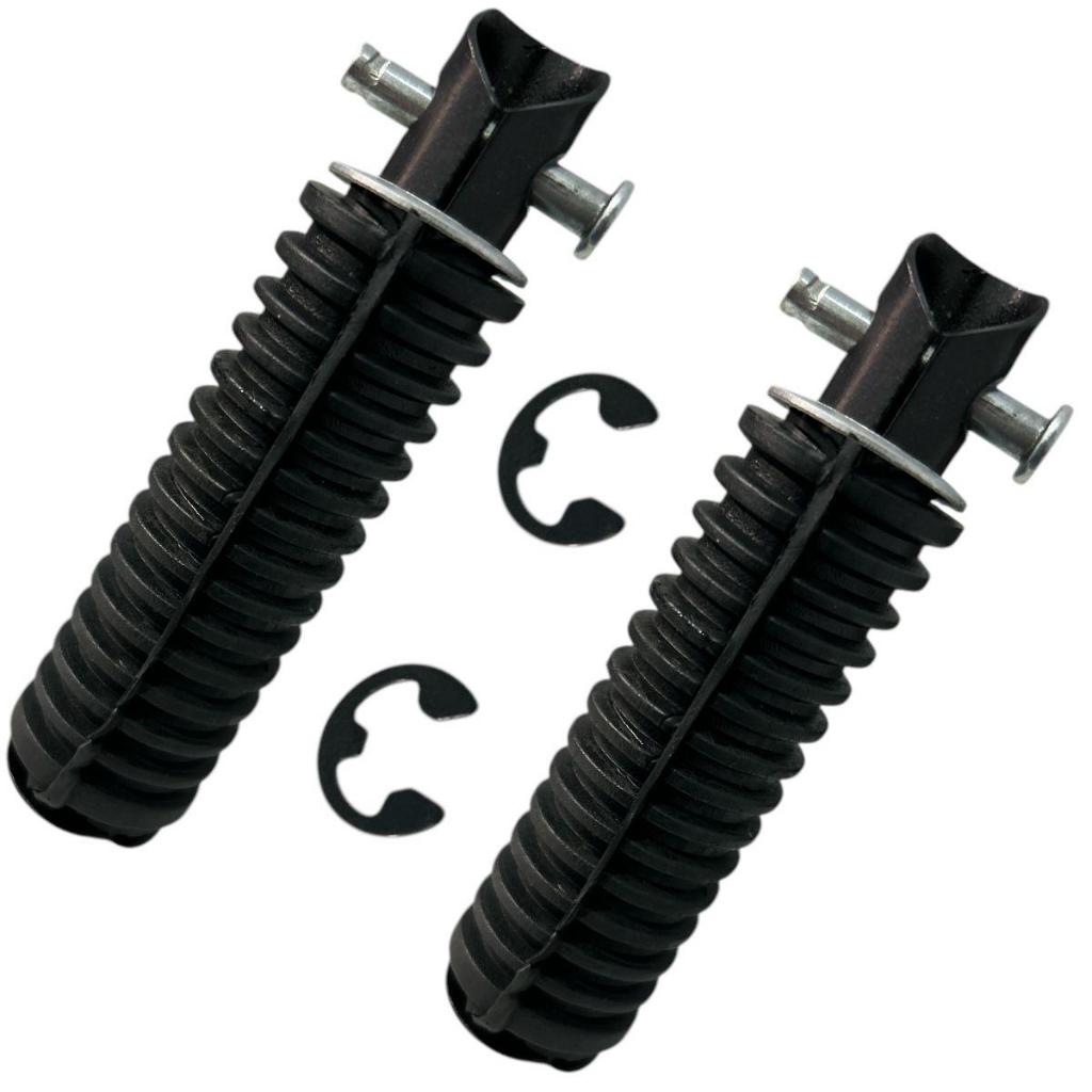 Kit 2 Pedaleira Traseira Honda Biz 100/125 Cg Fan 125 Pop 100 Titan 125/150
