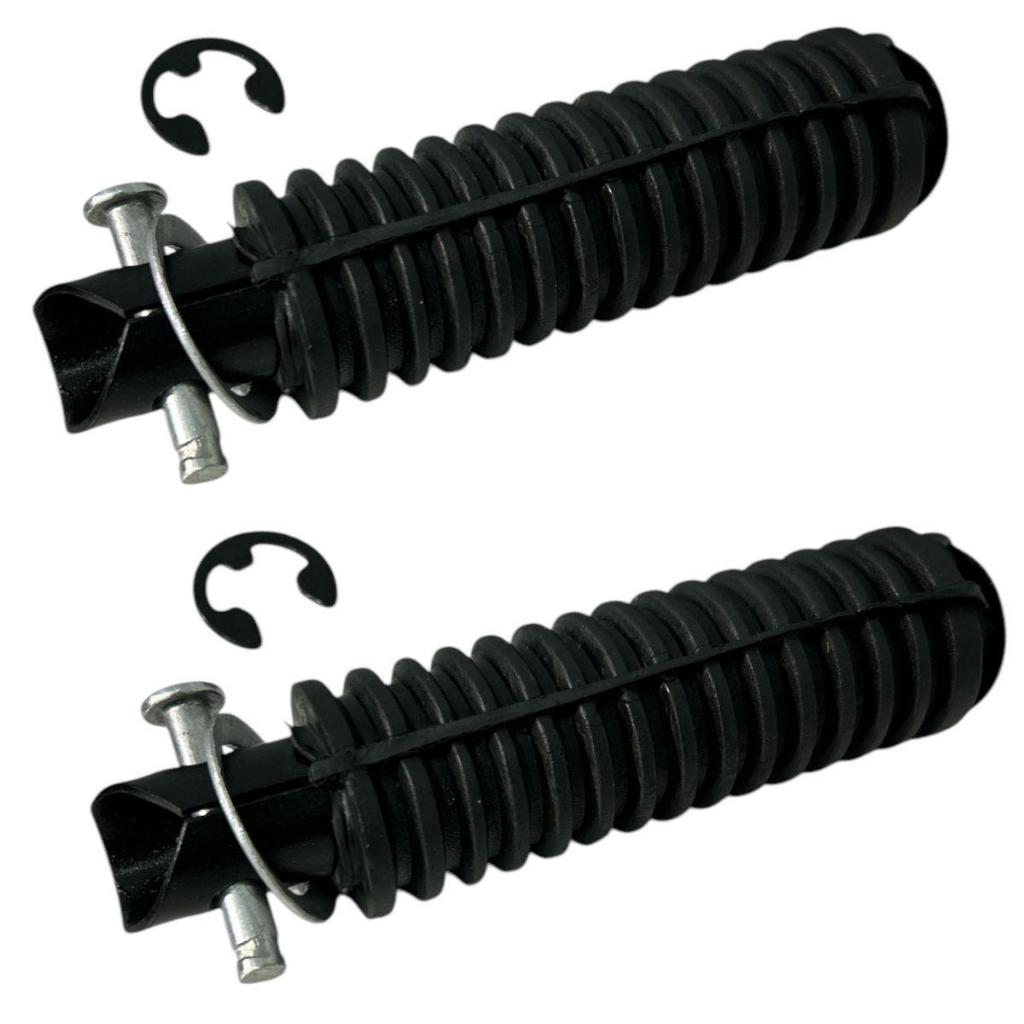 Kit 2 Pedaleira Traseira Honda Biz 100/125 Cg Fan 125 Pop 100 Titan 125/150