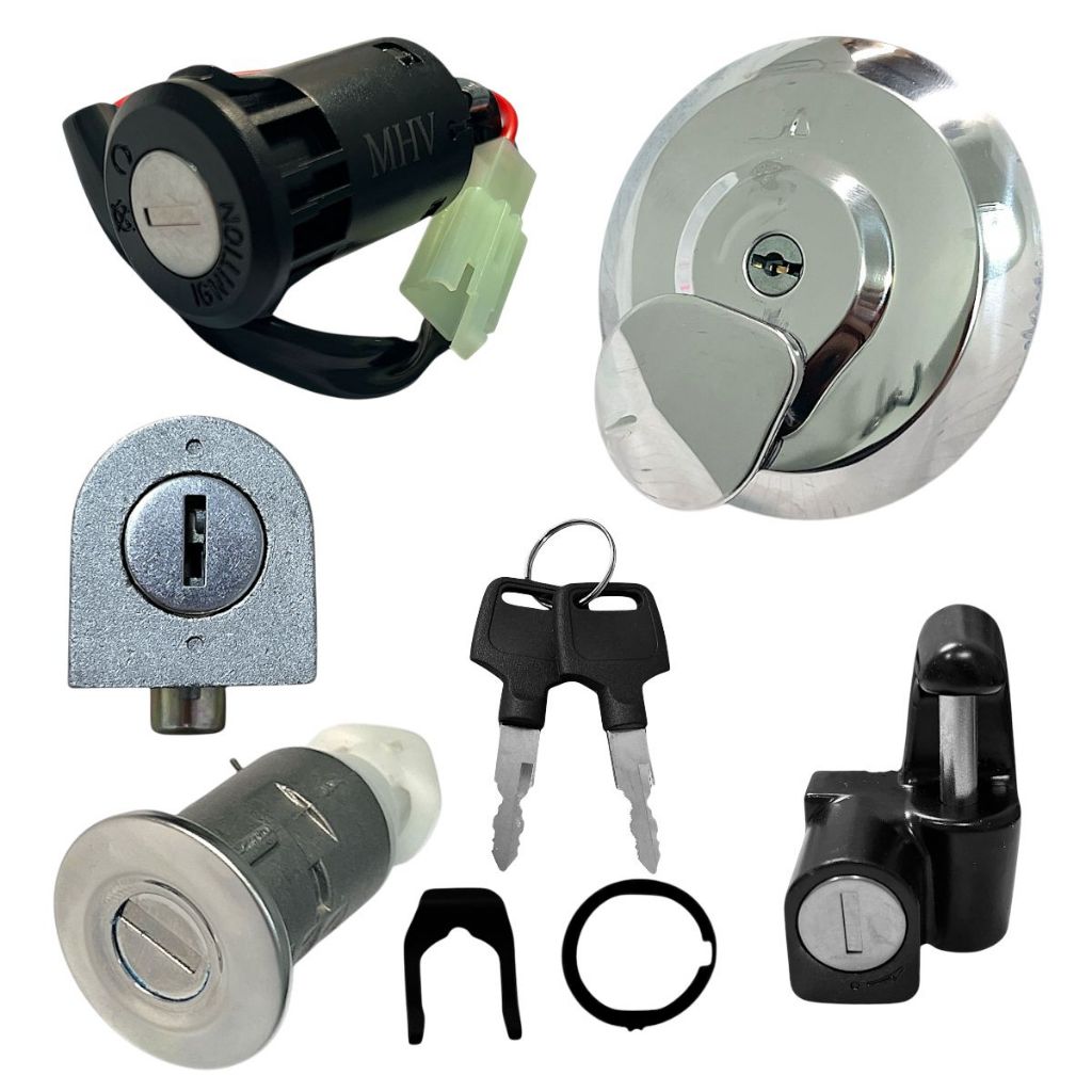Kit Completo Chave De Ignição Honda Cg 125 Titan Es/Ks/Kse Cargo 00 Até 01