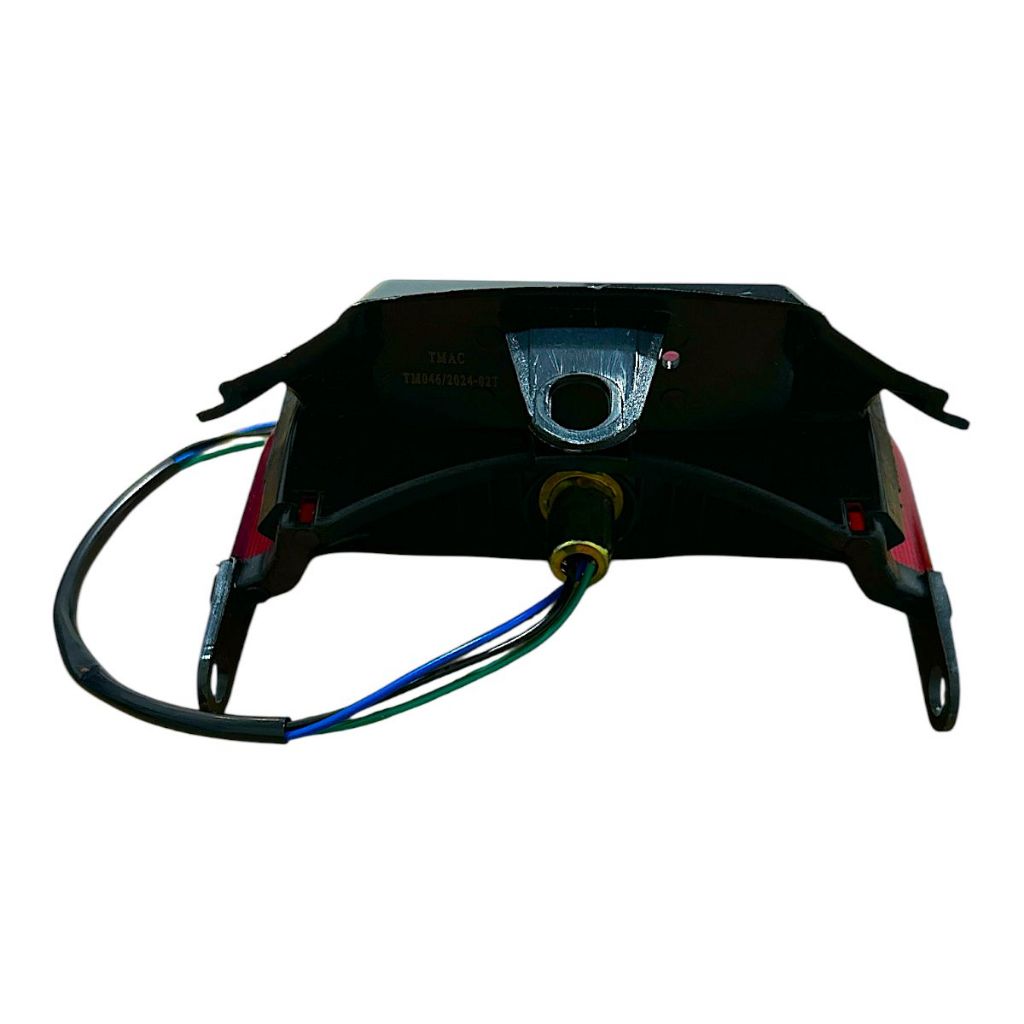 Lanterna Traseira P/Moto Yamaha Ybr 125 Factor K/E/Ed 2009 Até 2016 Vermelho