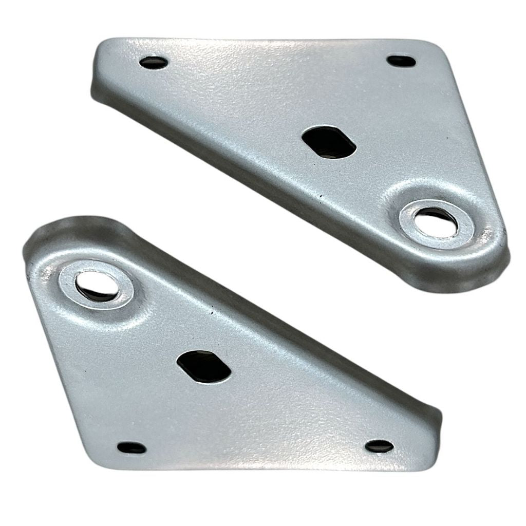 2 Suporte Lateral Orelha Farol Prata Honda Cbx 250 Twister 01 Até 08