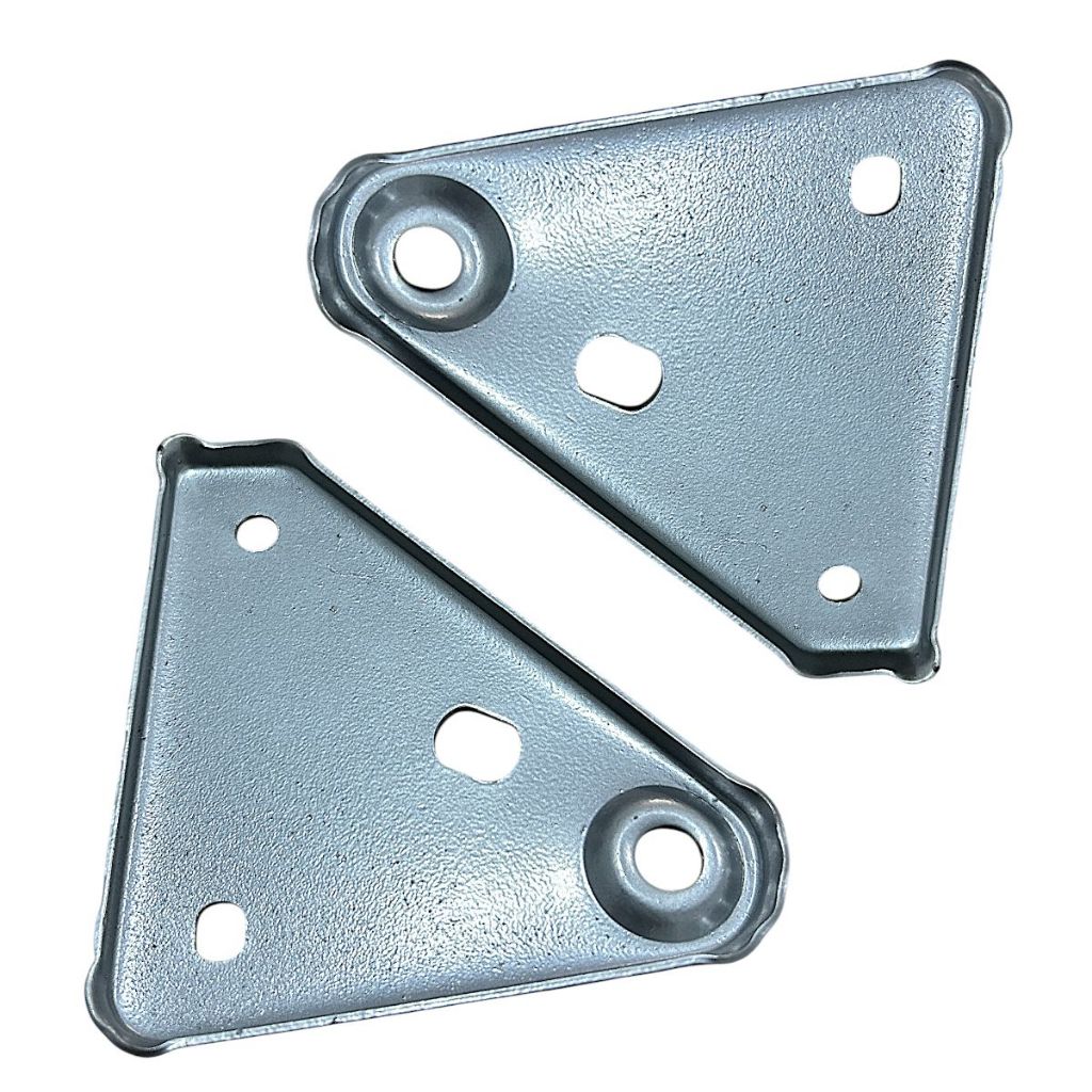 2 Suporte Lateral Orelha Farol Prata Honda Cbx 250 Twister 01 Até 08
