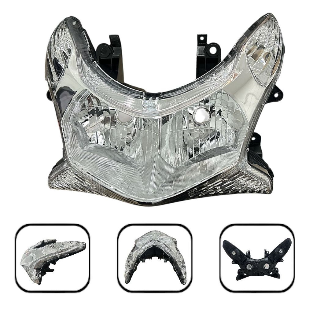 Farol Bloco Optico Completo S/Lâmpada Honda Pcx 150 2014 Até 2015