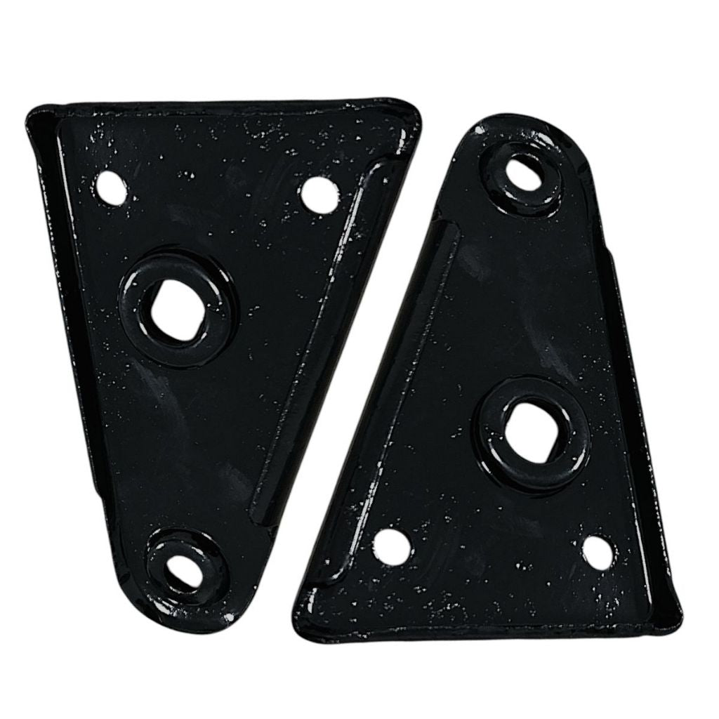Par Suporte Orelha Farol Preto P/Moto Cbx 200 Strada 1999 Até 2000