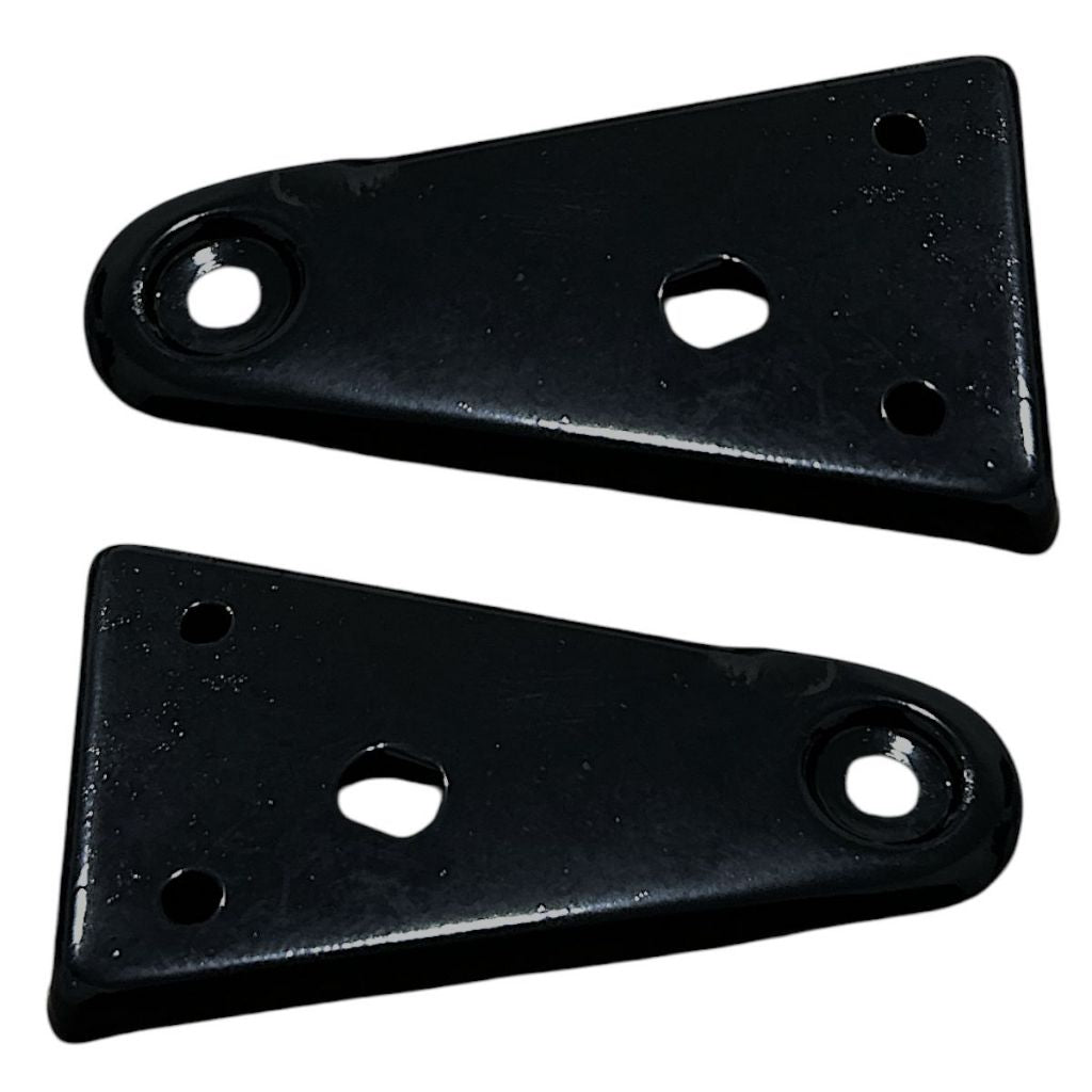 Par Suporte Orelha Farol Preto P/Moto Cbx 200 Strada 1999 Até 2000