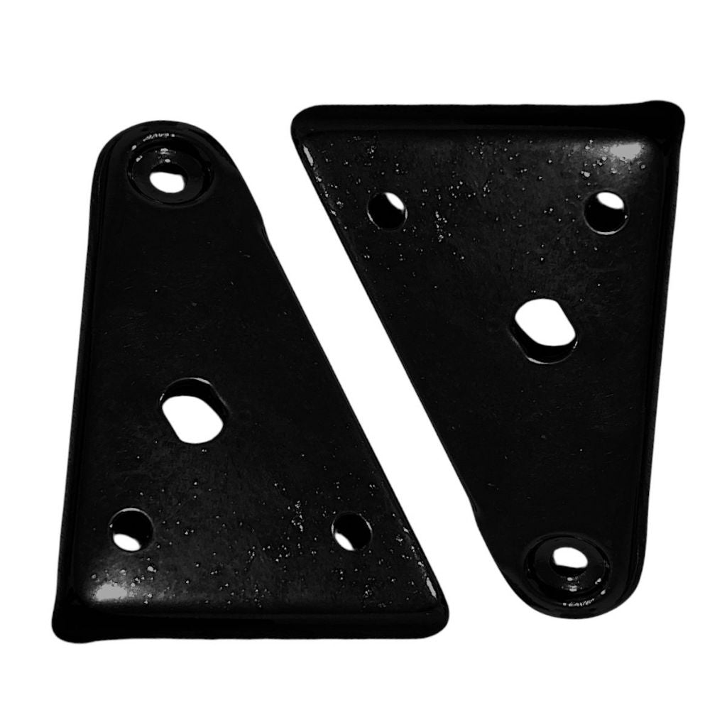 Par Suporte Orelha Farol Preto P/Moto Cbx 200 Strada 1999 Até 2000
