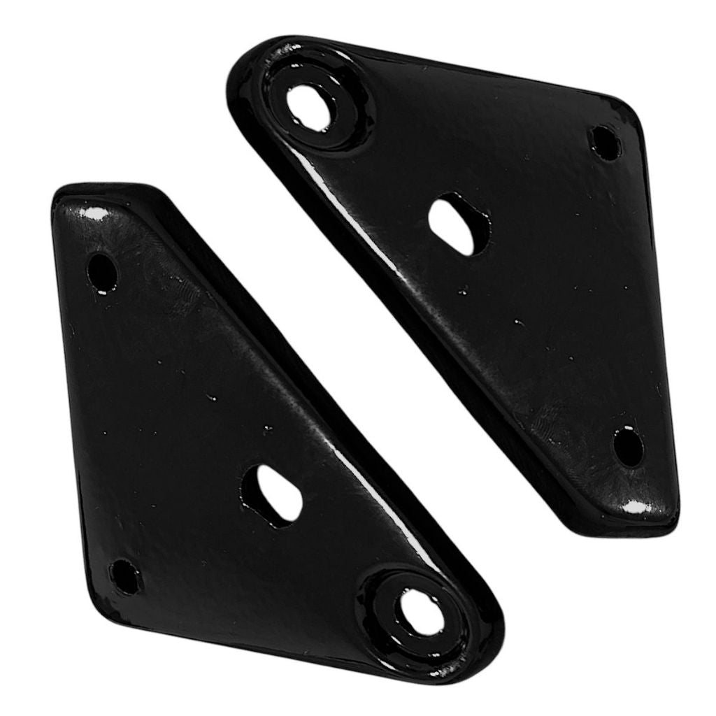 Par Suporte Orelha Preto P/Moto Honda Twister Cbx 250 2001 Até 2008