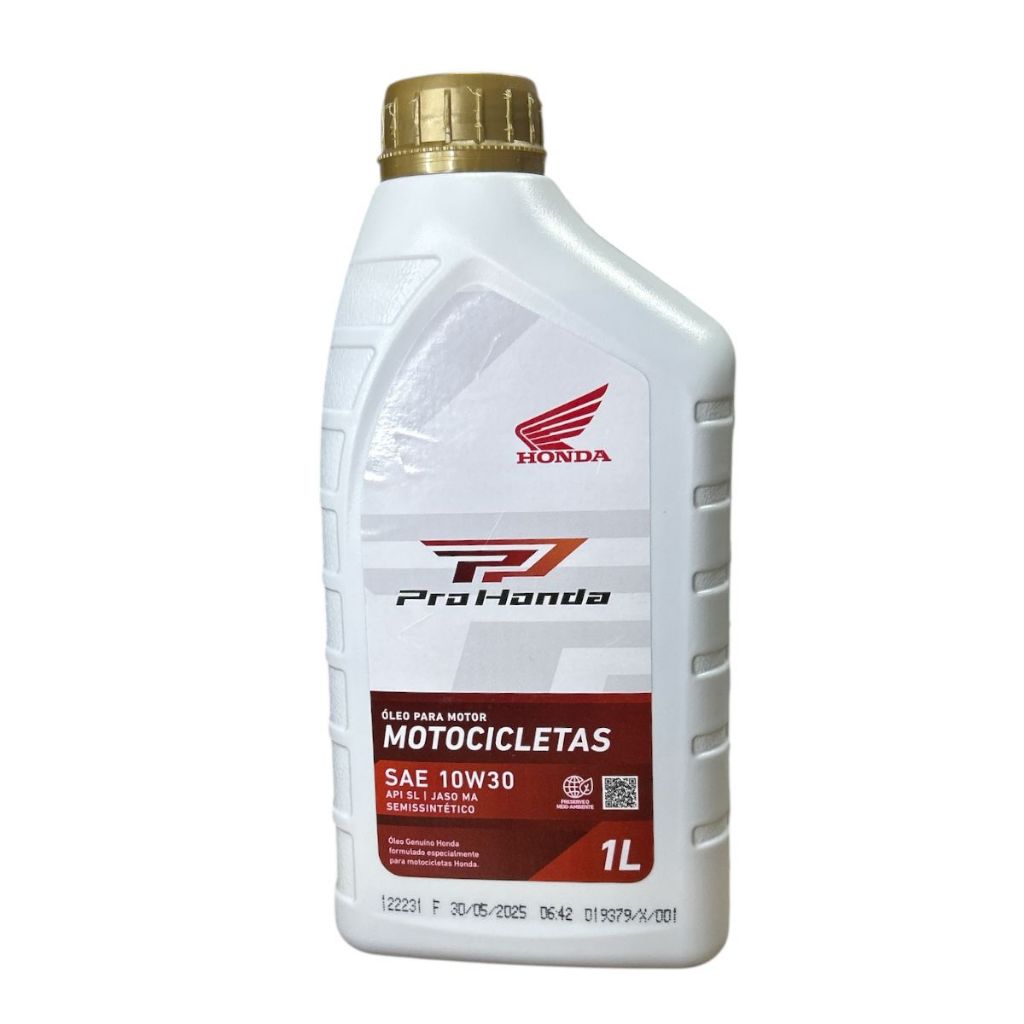 Óleo Genuíno Para Motor Motocicletas 4T Sae 10W30 Original Honda