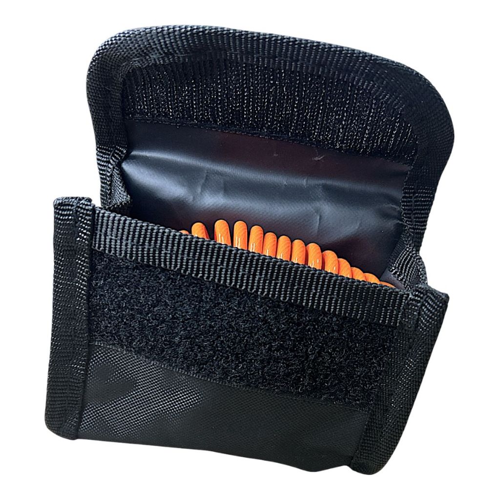 1x Bolsa Para Lembrete E Trava Disco Cadeado Proteção Preto