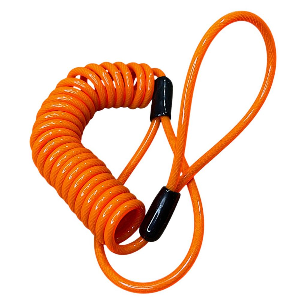 1 Lembrete De Trava Disco Para Moto Modelo Universal Laranja/Verde
