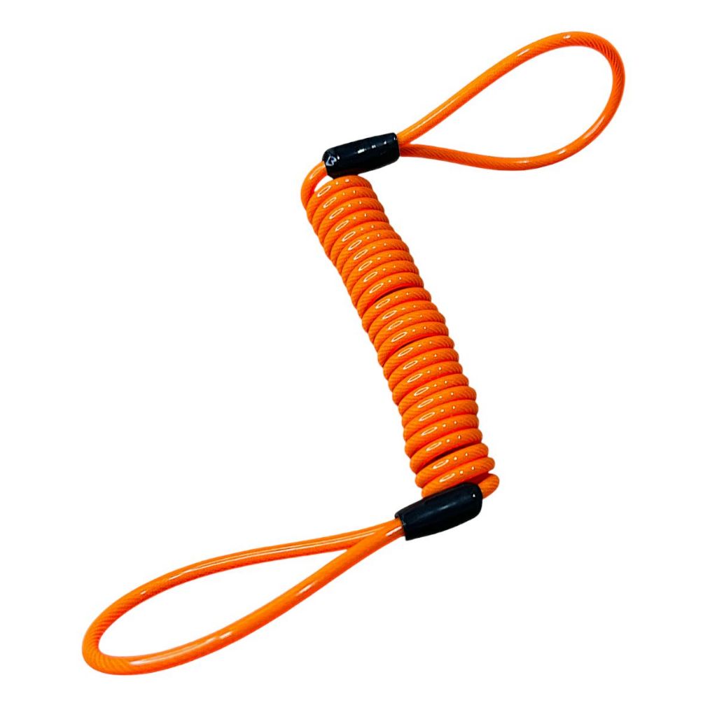 1 Lembrete De Trava Disco Para Moto Modelo Universal Laranja/Verde