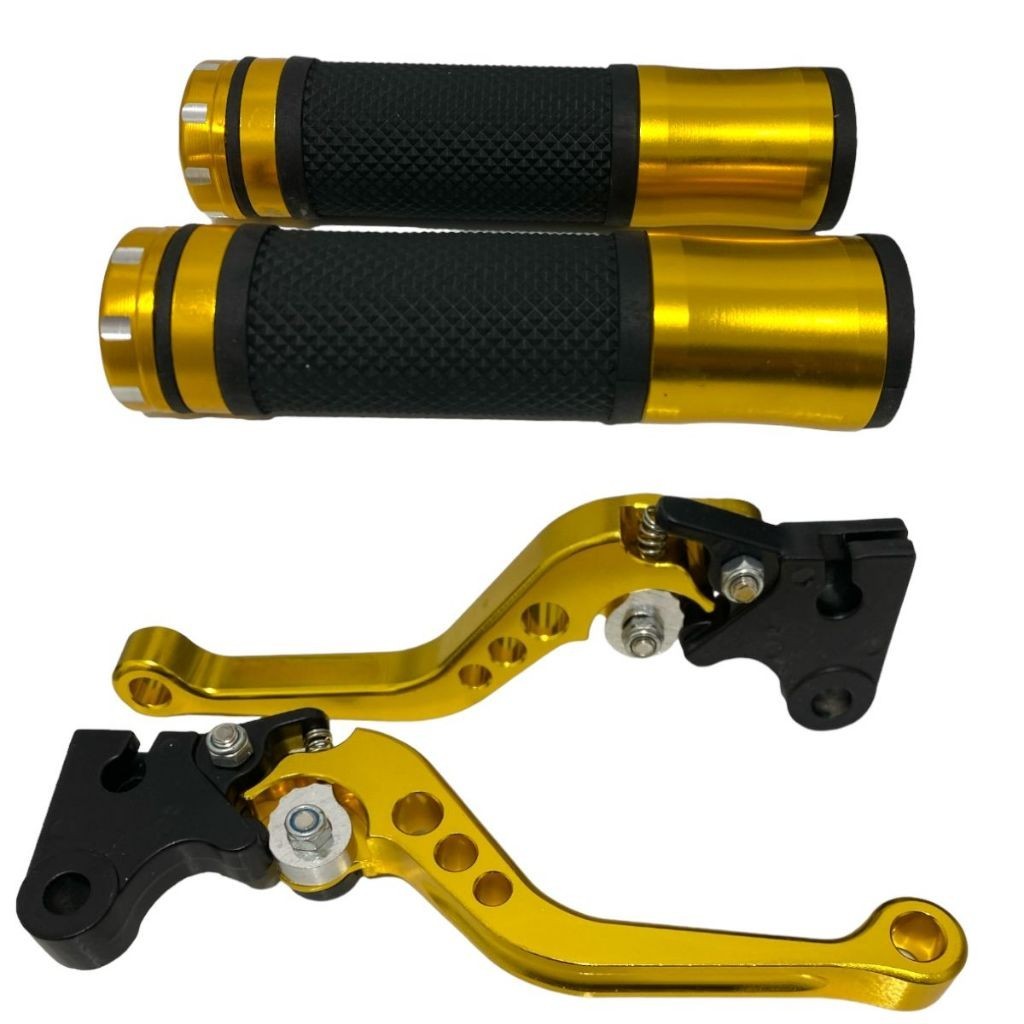 Kit Esportivo Manopla + Manete Cg Titan Fan 125/150/Start 160 Freio A Lona