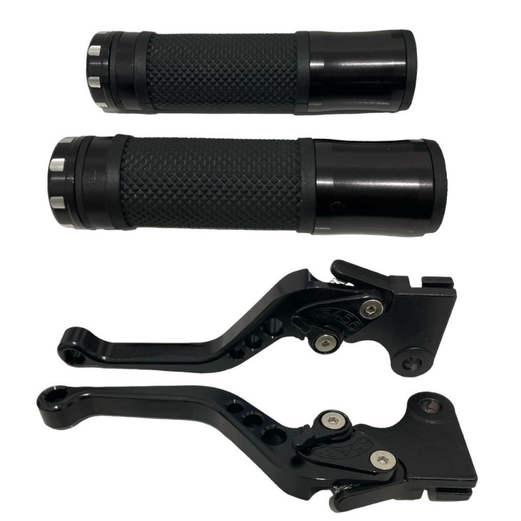 Kit Esportivo Manopla + Manete Cg Titan Fan 125/150/Start 160 Freio A Lona