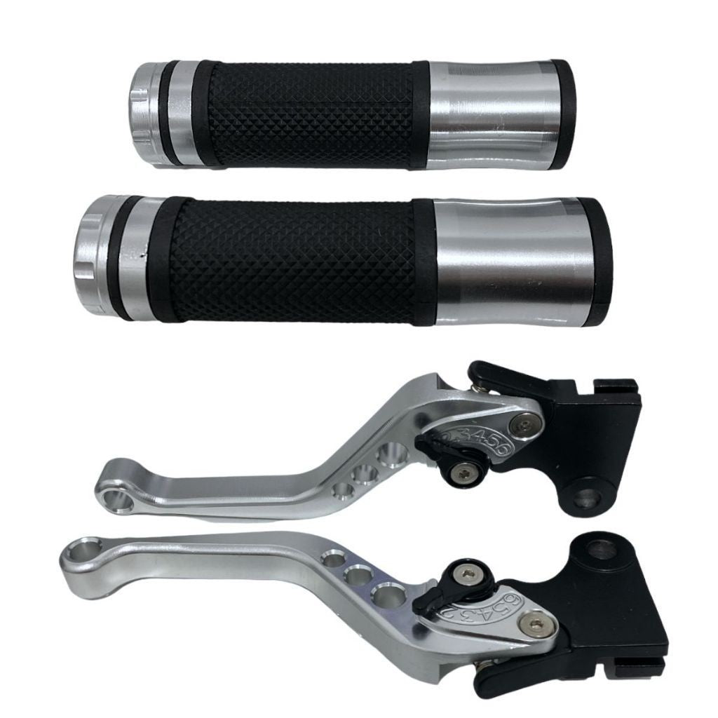 Kit Esportivo Manopla + Manete Cg Titan Fan 125/150/Start 160 Freio A Lona