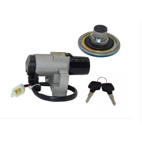 Kit Ignição Trava Contato Honda Cg 125 Fan Es/Ks 14 15 ( 2 Peças )