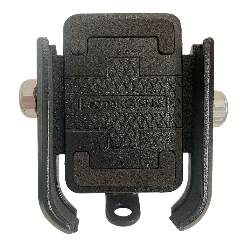 Suporte De Celular Sem Carregador Aluminio (Fixação Retrovisor) Preto