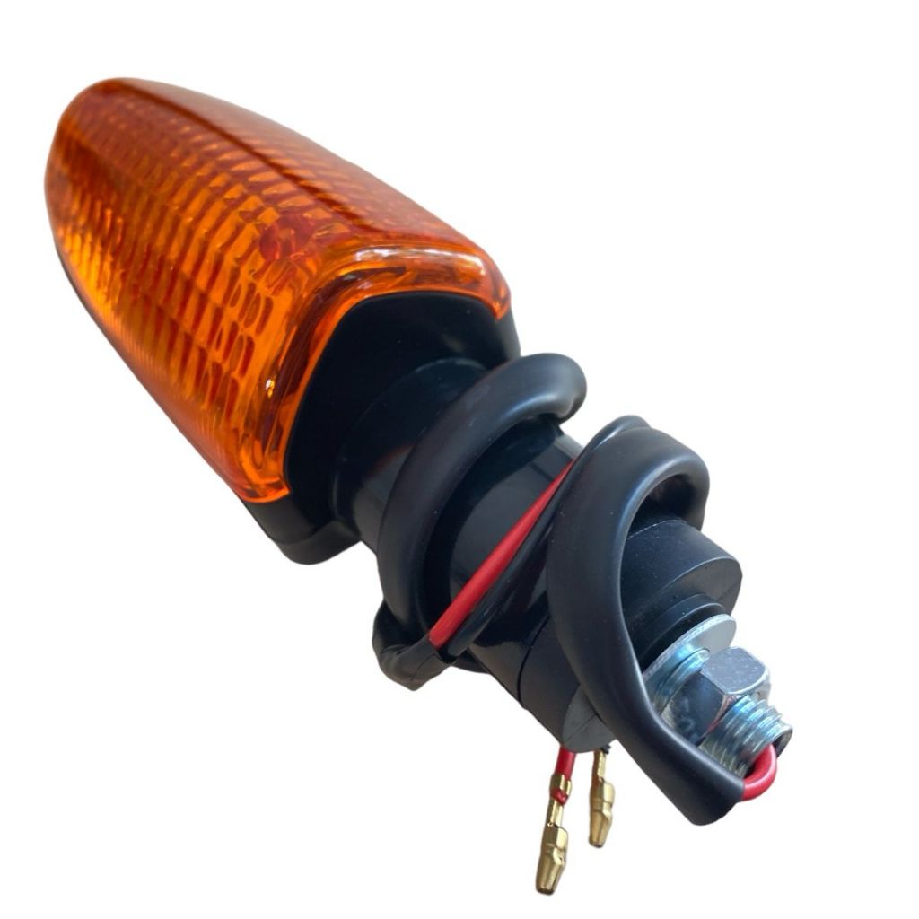 2x Unidade Pisca Mod Original Fan Titan Cg 125 150 2000 Até 2013 Lente Laranja Ambar