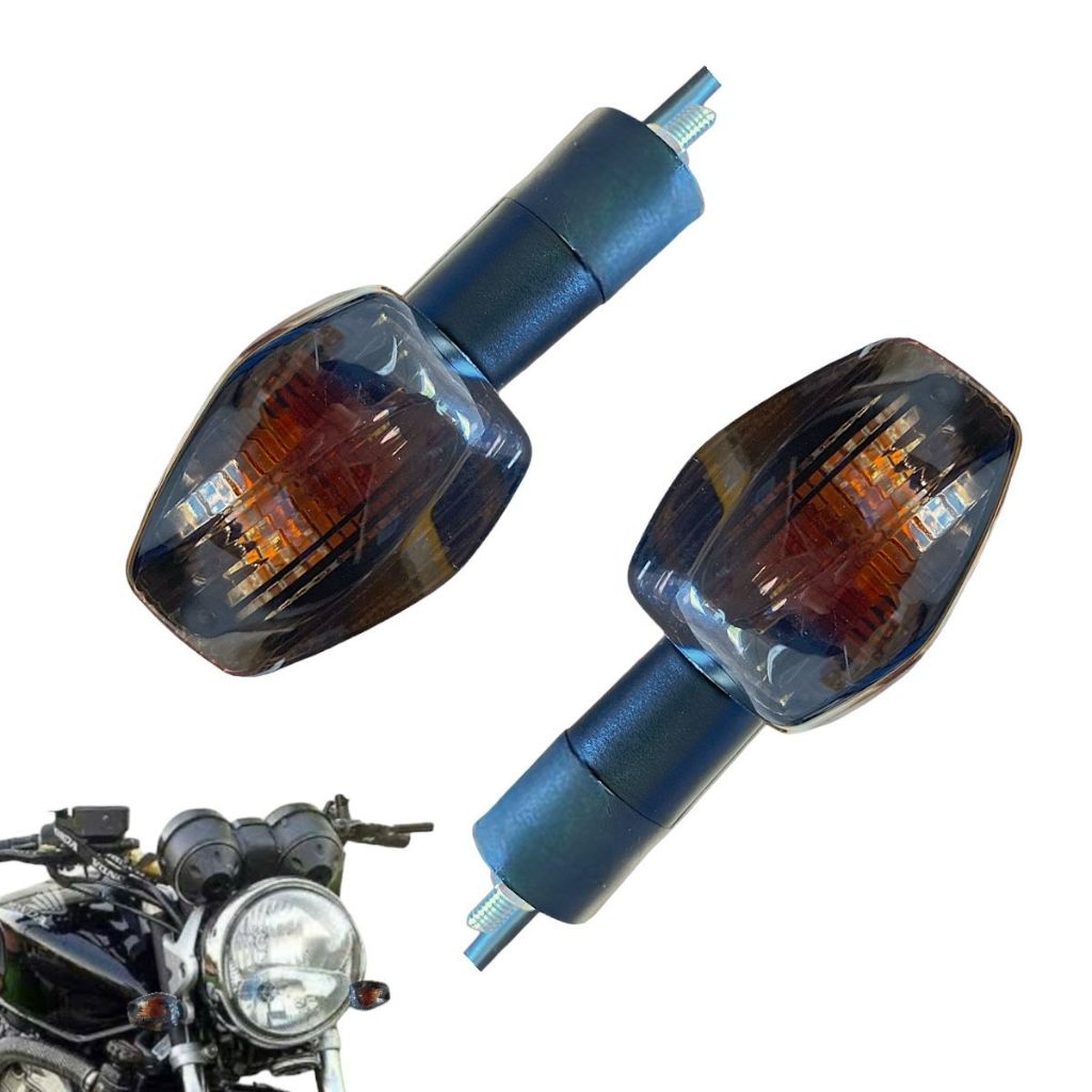 Par Pisca Cb 600F Hornet 2005 2006 Até 2015 Fume Dianteiro Traseiro Mod Original