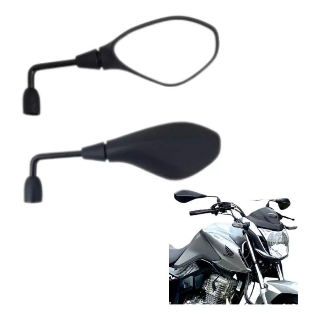 Par Retrovisor Bmw F800 Haste Longa Rebaixada 90° Yamaha