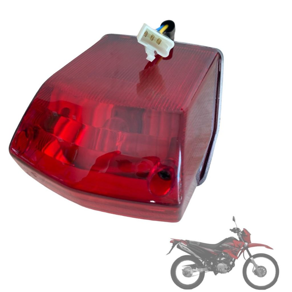 Lanterna Traseira Xtz 125 03/16 Xtz 250 Lander 07/18 Xtz 250 Tenere 11/15 Mod Original