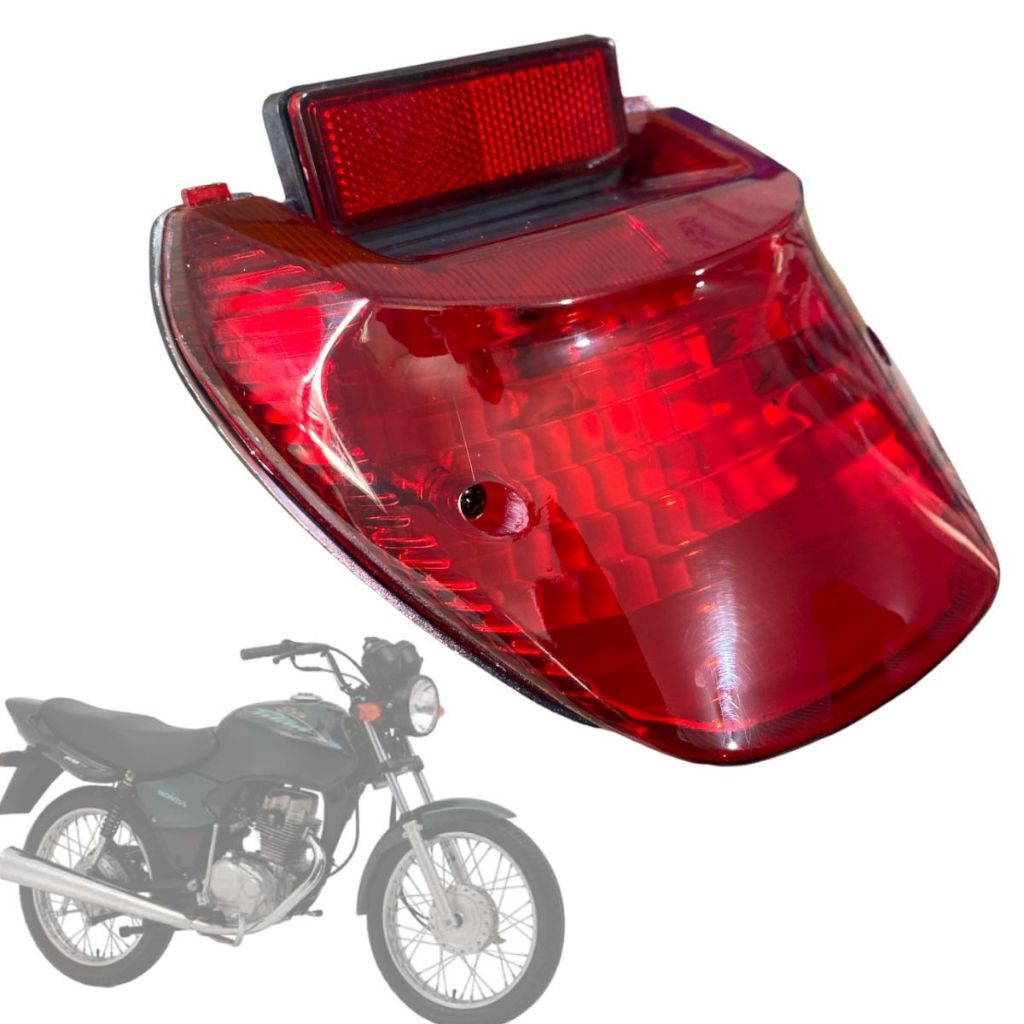 Lanterna Traseira Cg 125 2000 Até 2004 Cg 125 Ks 2005 Até 2008