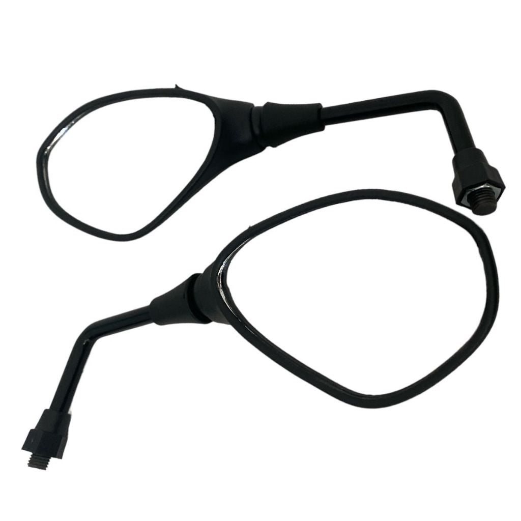 Retrovisor Modelo f800 MINI Rosca Honda Com Dobra Especial Haste Rebaixada