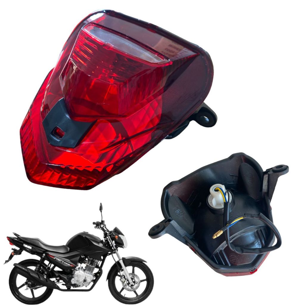 Lanterna Traseira Ybr Factor 125 150 2017 Até 2023 Yamaha Fazer 150 2014
