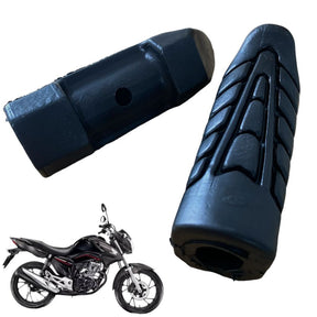 Par Estribo Pedaleira Borracha Honda Cg Titan Start Fan 160 Mod Original