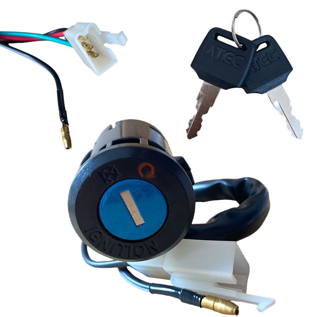 Chave De Ignição Honda Cg 125 Titan Ks/Es 2000 Até 2001 Mod Original 3 Fios + Terra
