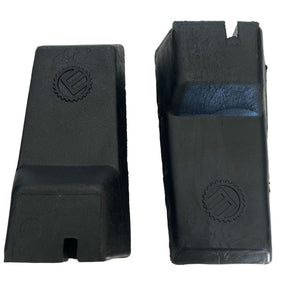 Par Borracha Pedaleira Estribo Dianteiro Factor Fazer 150 2014 2015