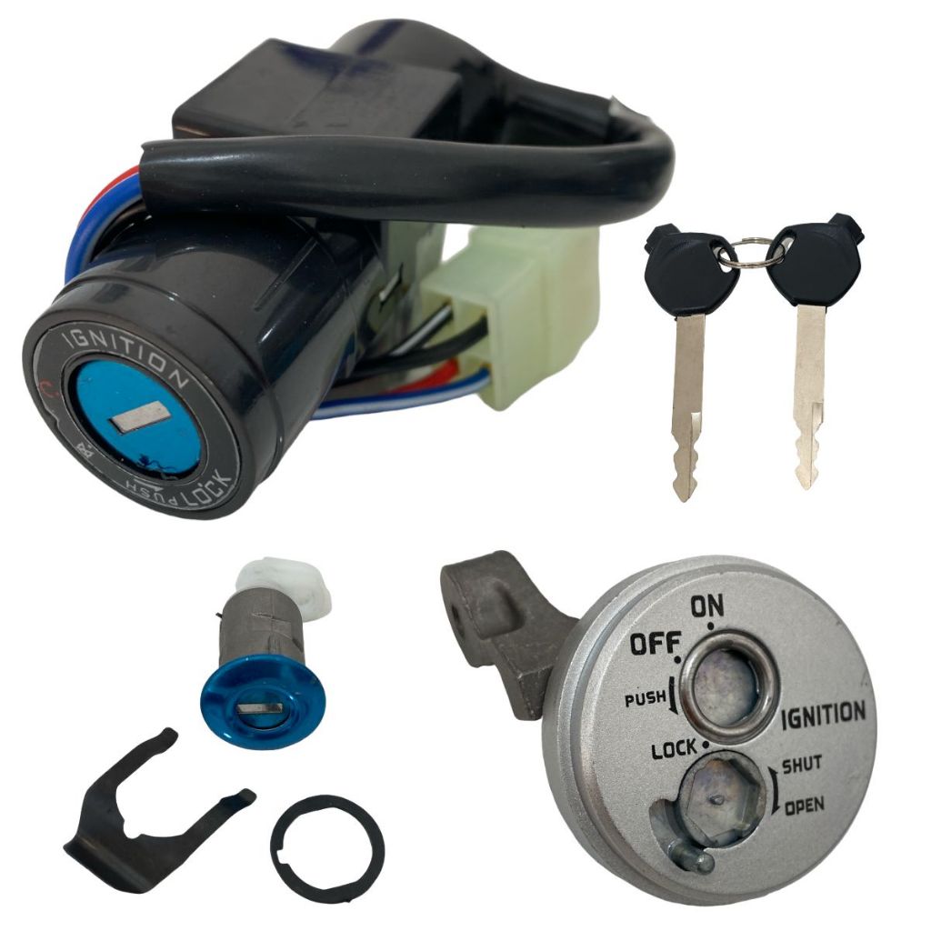 Kit Conjunto Trava Chave De Ignição Honda Biz 125 Ks 2009 / 2012 - Biz 125 Es 2009