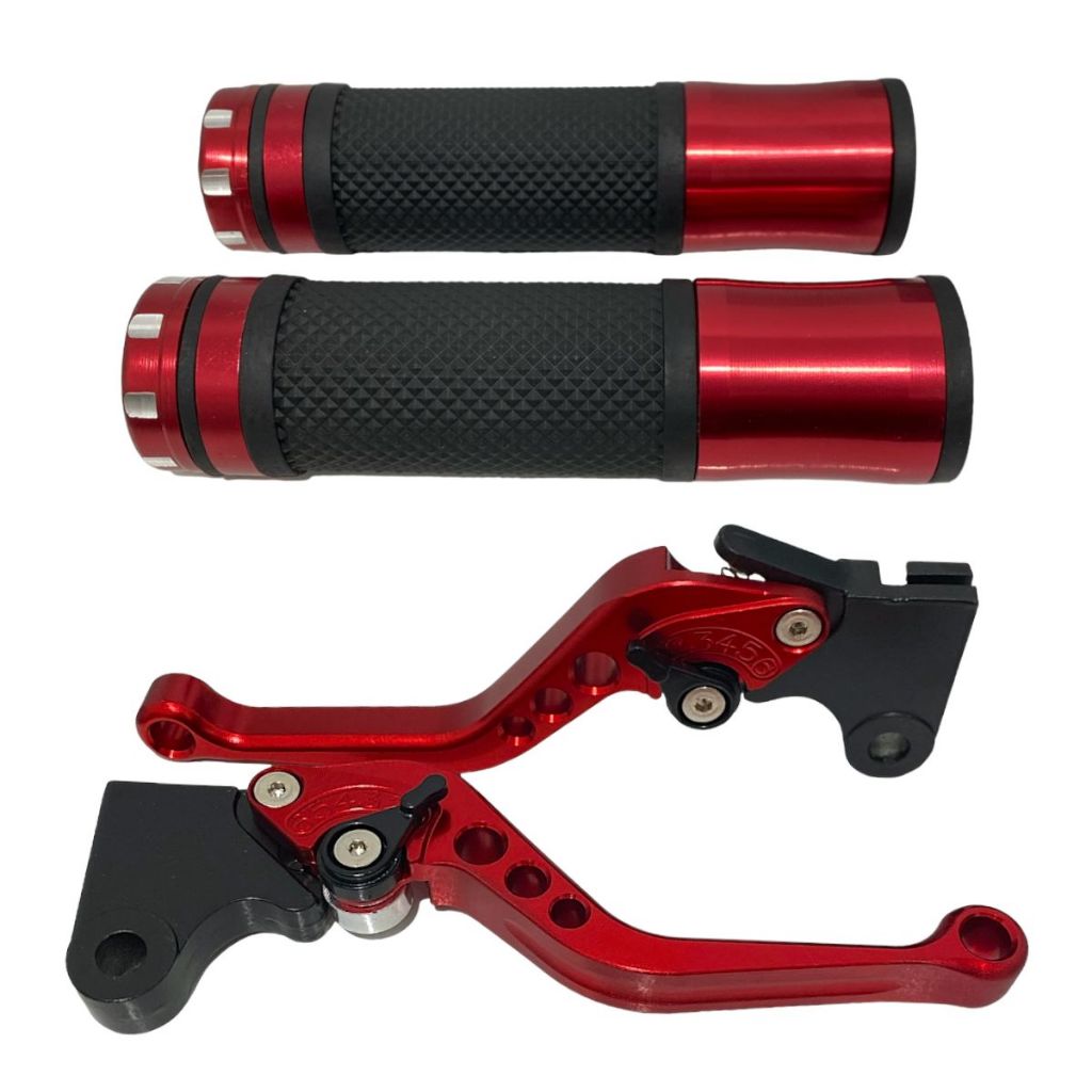 Kit Esportivo Manopla + Manete Cg Titan Fan 125/150/Start 160 Freio A Lona