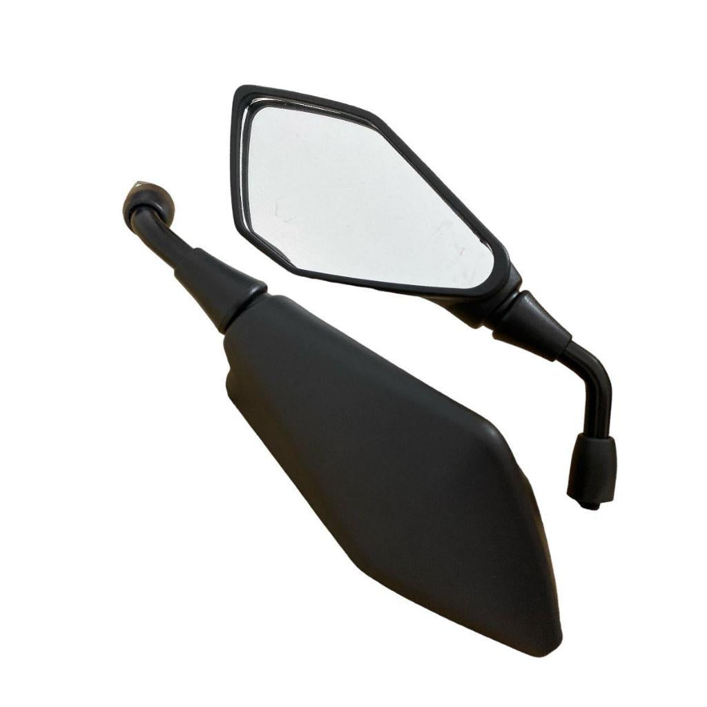 Par Retrovisor Modelo Z400 Rosca Honda Fixo Haste curta Esportivo (HASTE PADRÃO)