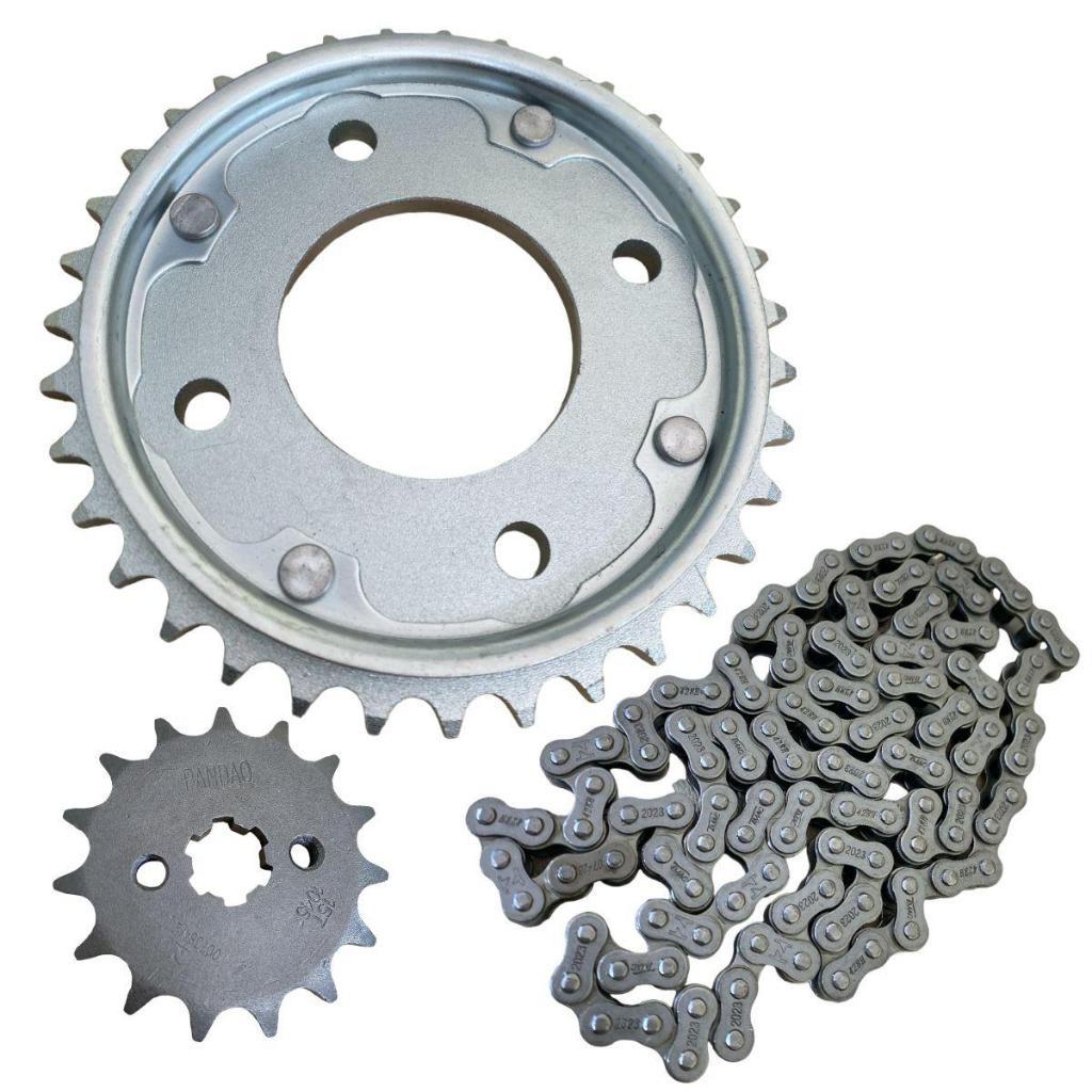 Kit Transmissão Relação Honda Biz 100 98-05 Aço 1045 Mod Original