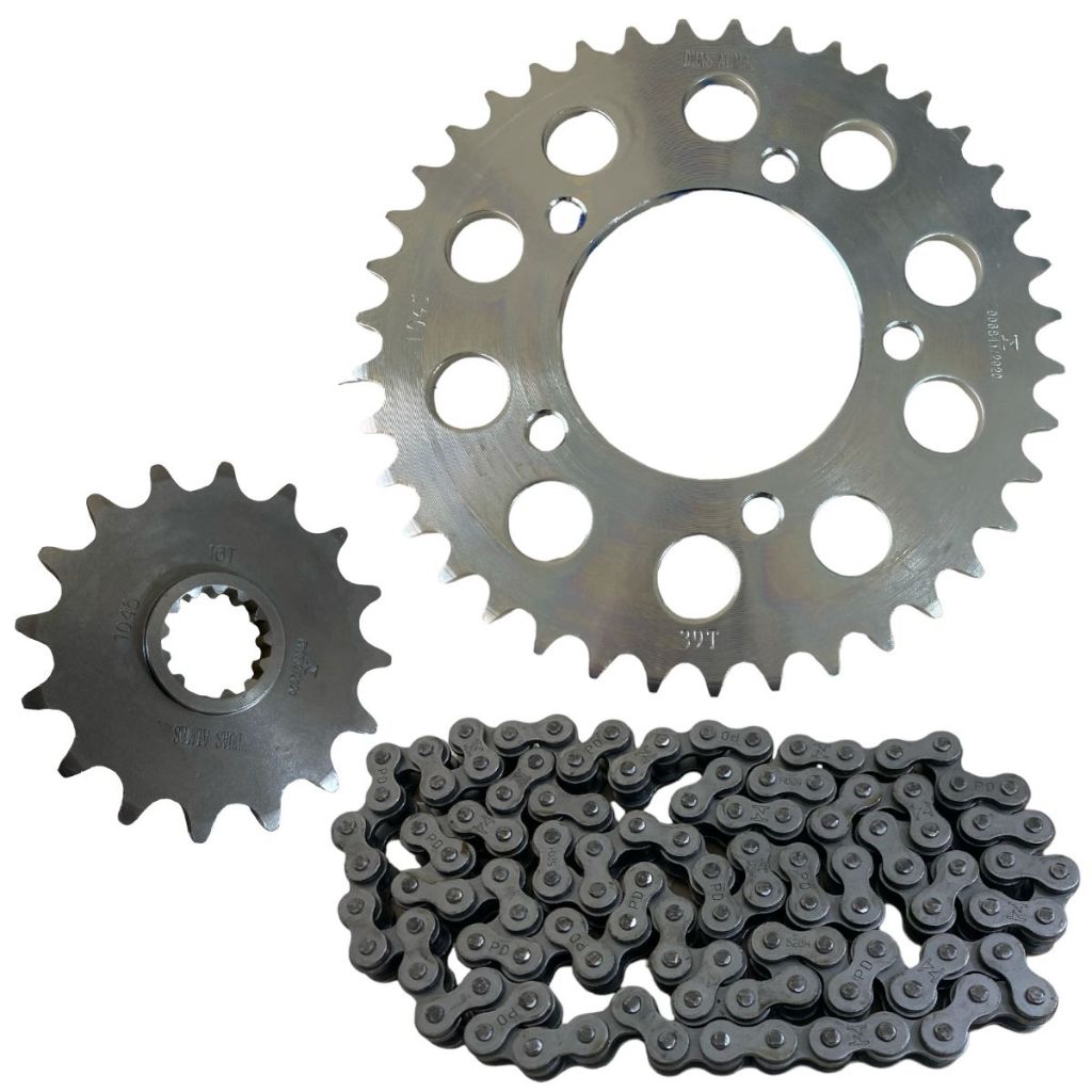 Kit Relação Transmissão Suzuki Gs 500 1994 Até 2008 Aço 1045