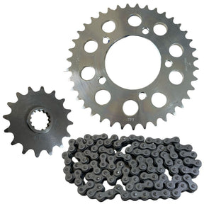 Kit Relação Transmissão Suzuki Gs 500 1994 Até 2008 Aço 1045