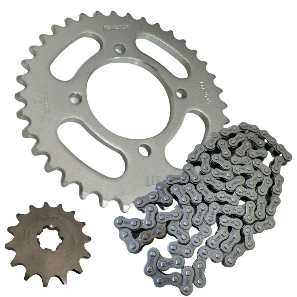 Kit Relação Transmissão Ybr 125 03/08 Factor 125 2009 Até 2017
