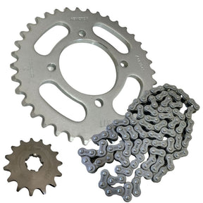 Kit Relação Transmissão Ybr 125 03/08 Factor 125 2009 Até 2017