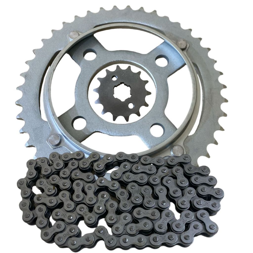 Kit Transmissão Relação Honda Cg Titan 125 1983 Até 1999 Aço 1045