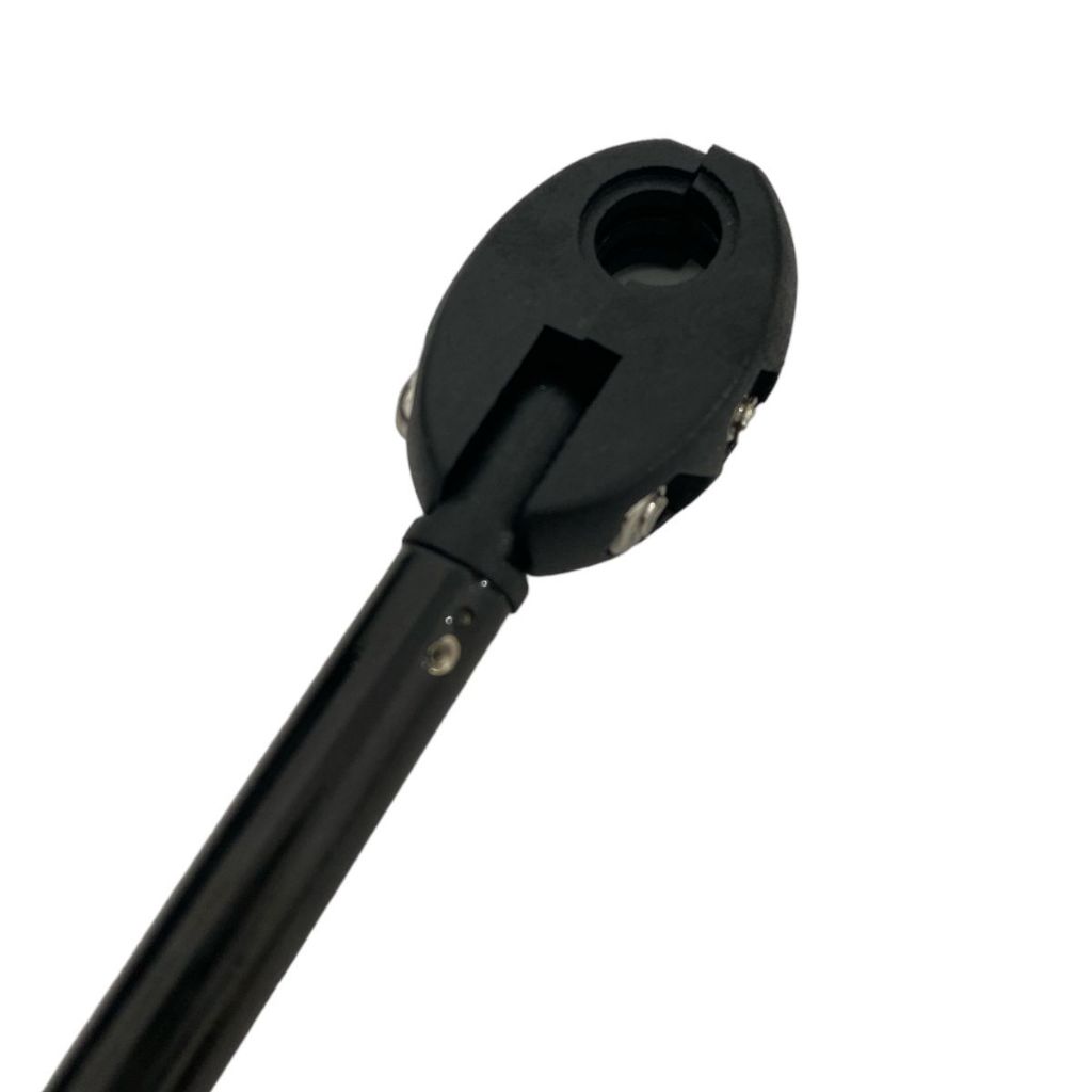 Antena Corta Pipa Proteção Motoqueiro 6 Estagios Retrovisor Preta Abs