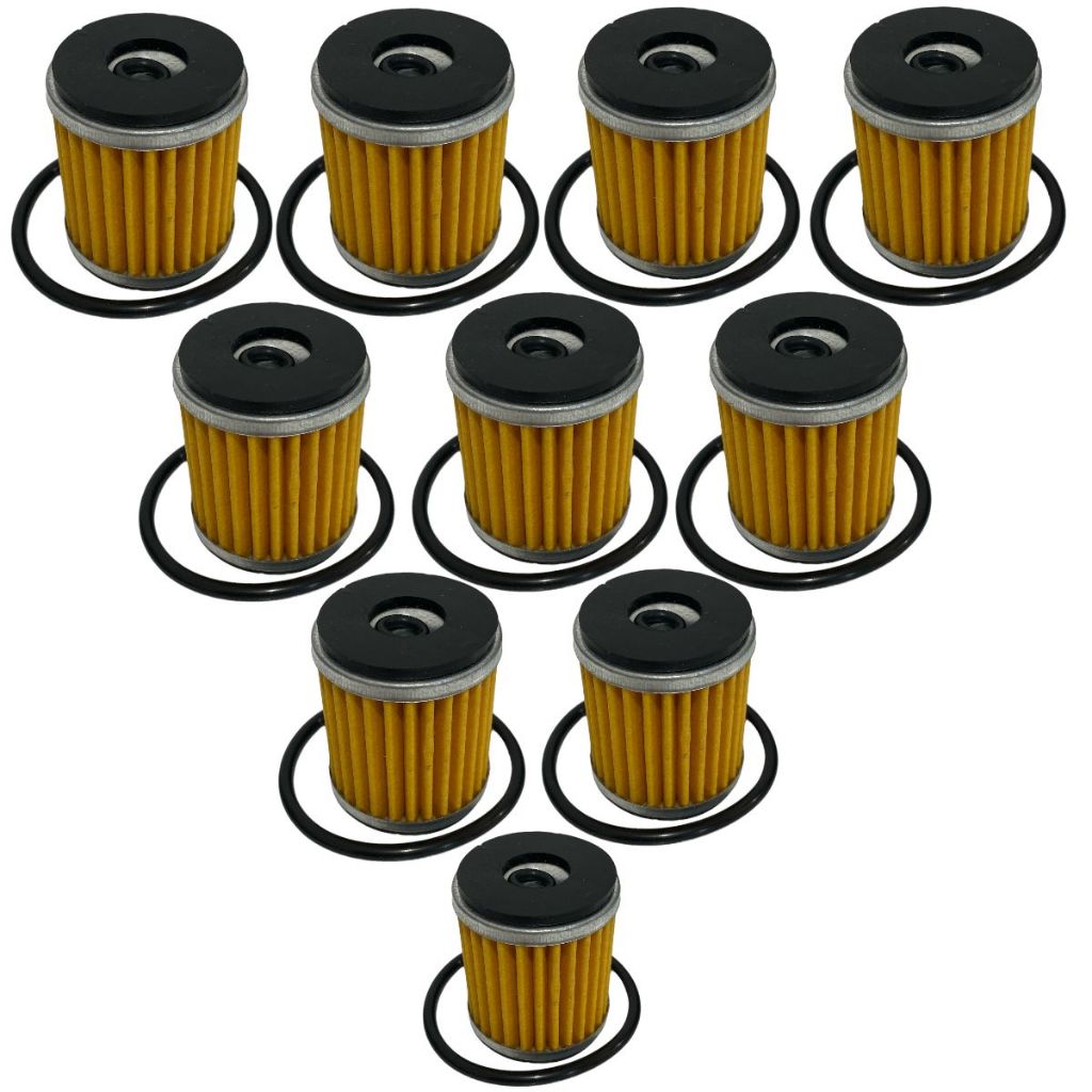10x Filtro De Oléo Yamaha fazer 250 06/17 Xtz 250 Lander 2007 Em Diante YBR 250 (C/Anel Oring)