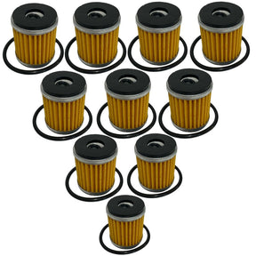10x Filtro De Oléo Yamaha fazer 250 06/17 Xtz 250 Lander 2007 Em Diante YBR 250 (C/Anel Oring)