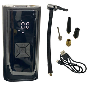 Compressor Calibrador De Ar Portátil Moto Carro Digital Carregável Usb