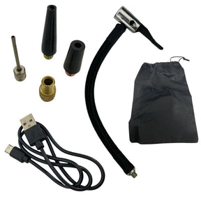 Compressor Calibrador De Ar Portátil Moto Carro Digital Carregável Usb