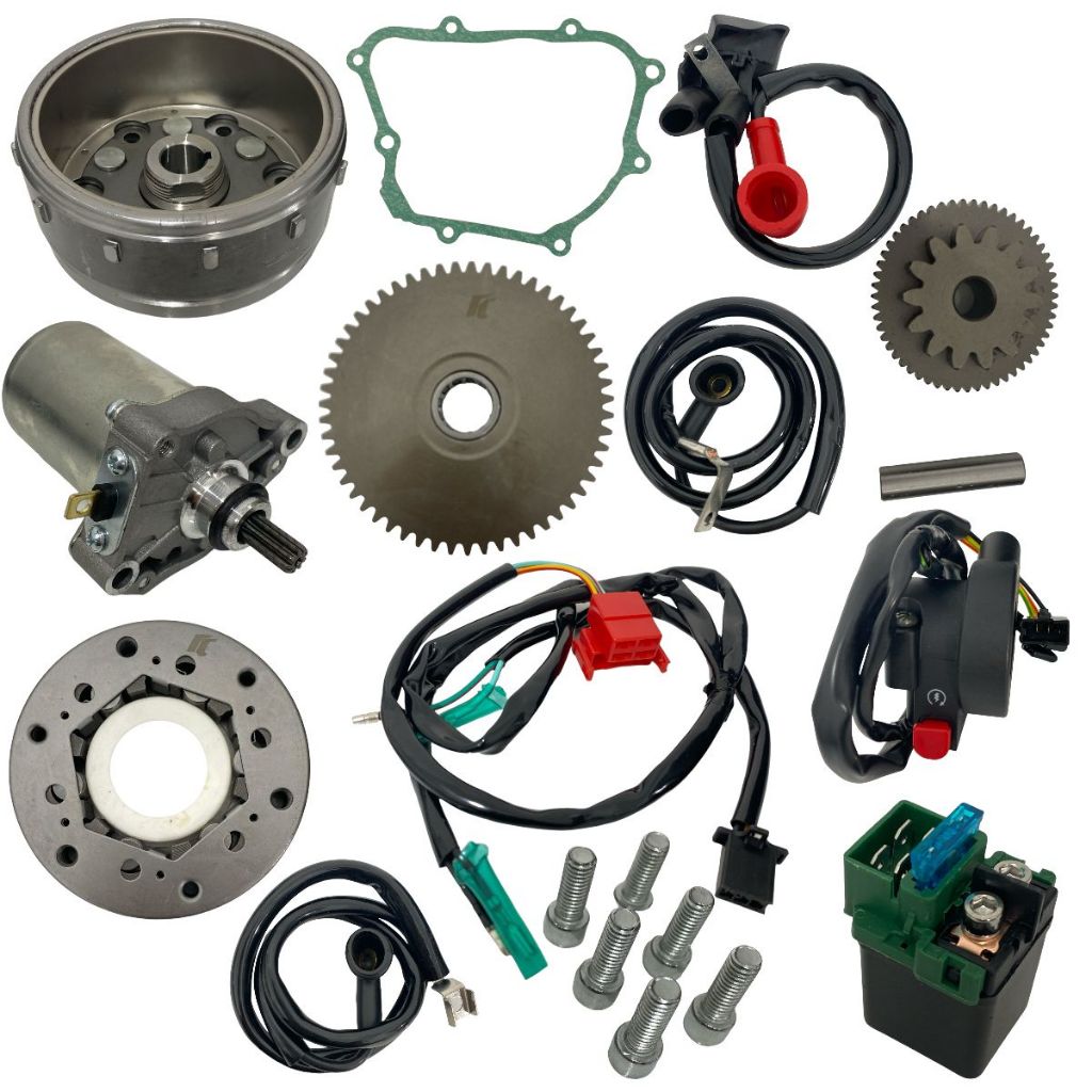 Kit Partida Elétrica Completo Honda Pop 110i 2017 Até 2023 Mod Original