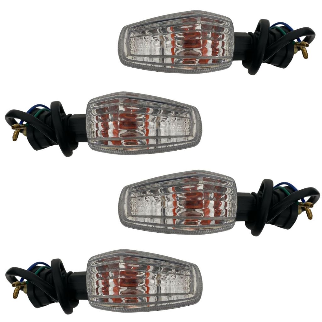 Conjunto De Pisca Modelo Suzuki Yes 125 Lente Cristal Com Lâmpada Mod Original