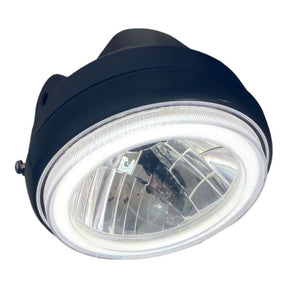 Farol De Led Com DRL Completo Cg Titan Fan 125 2000 Até 2013