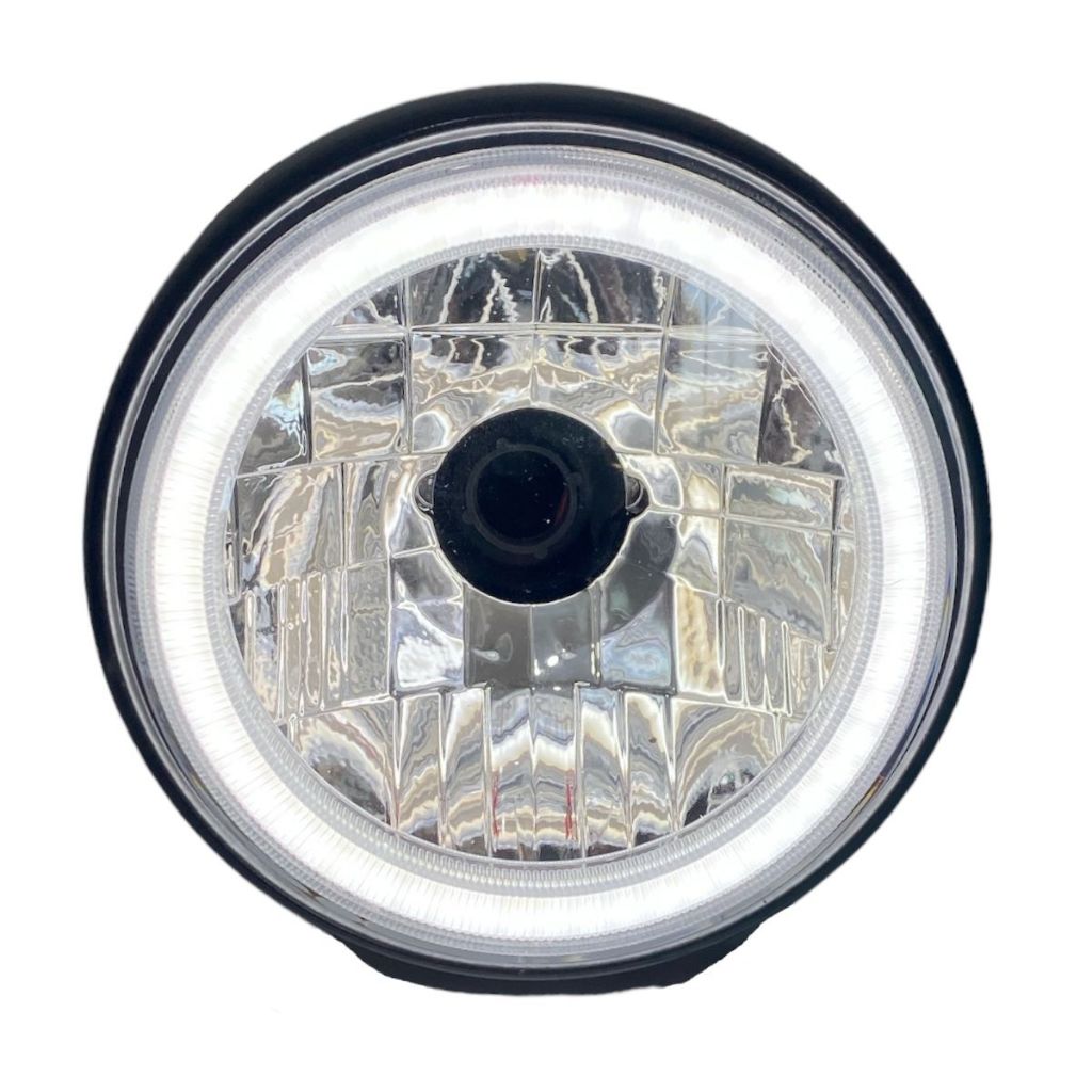 Farol De Led Com DRL Completo Cg Titan Fan 125 2000 Até 2013