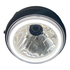 Farol De Led Com DRL Completo Cg Titan Fan 125 2000 Até 2013